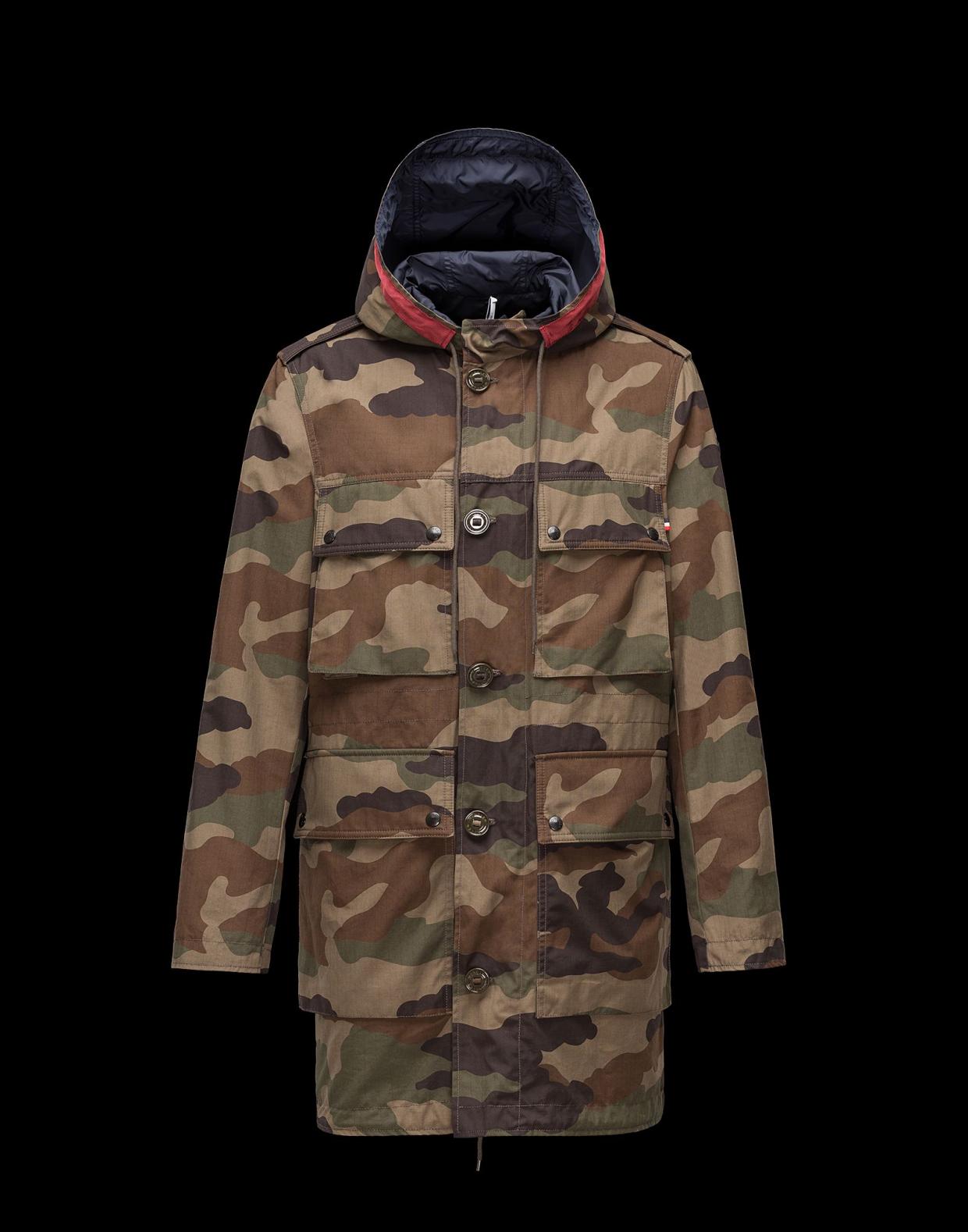 Trenches-coats Moncler – Homme PIETER Vert militaire